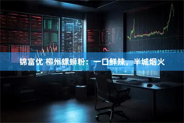 锦富优 柳州螺蛳粉：一口鲜辣，半城烟火
