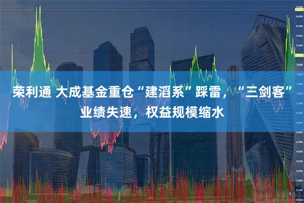 荣利通 大成基金重仓“建滔系”踩雷，“三剑客”业绩失速，权益规模缩水